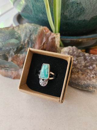 Sunray Turquoise Ring- 6