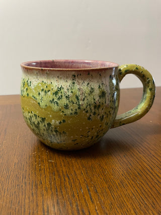 Green Speckled Mug