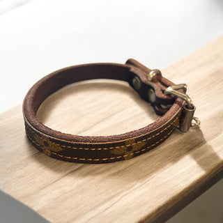 S, LV Dog Collar