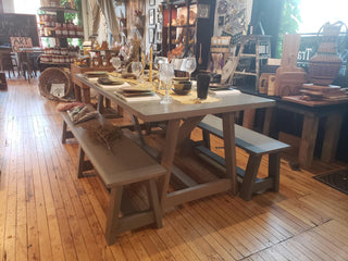 Table and Bench Set