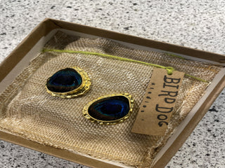 Peacock Teardrop Earrings