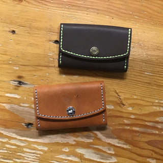 Small Credit Card Holder with Bee Clasp, Snap, or other Larger Clasp
