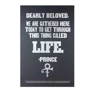 Prince quote poster BP519