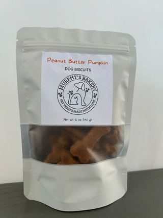 Peanut Butter-Pumpkin Dog Biscuits