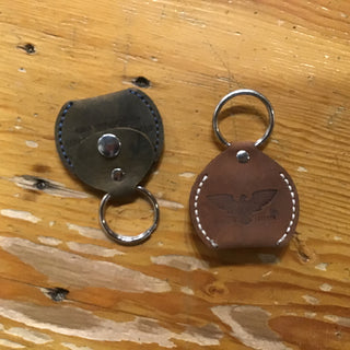 Leather Air Tag Keychain