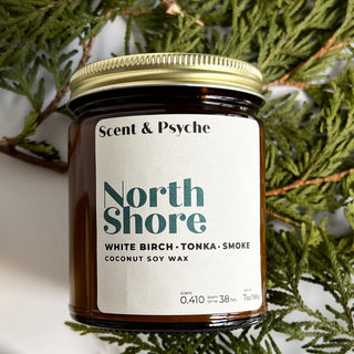 Northshore Scented Candle - 7.5oz Amber Jar